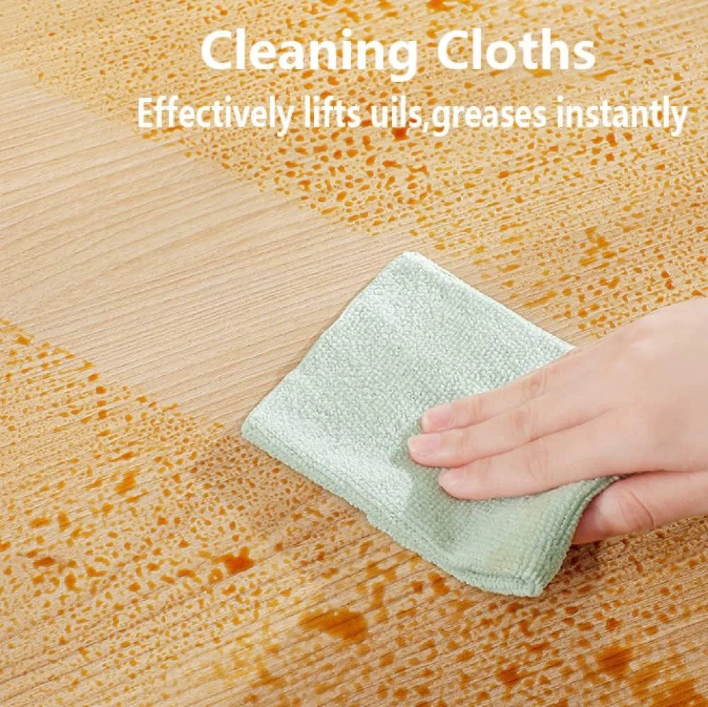 Multi-Purpose Cleaning Microfibre Cloths – Extractable, Disposable, Strong Water Absorption | Oil & Water Absorbent Non-Woven Wipes
