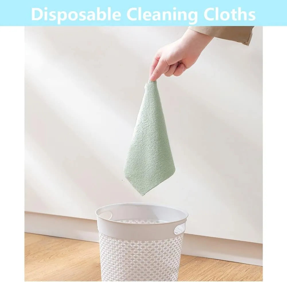 Multi-Purpose Cleaning Microfibre Cloths – Extractable, Disposable, Strong Water Absorption | Oil & Water Absorbent Non-Woven Wipes