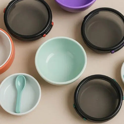 Leak Proof Lunch Box – Round & Square Airtight Food Storage Bento Containers