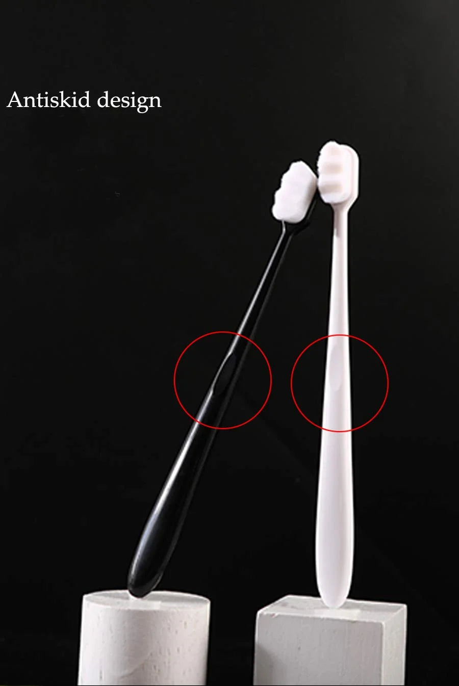 Ultra Soft Foam Toothbrush – Nano Bristle Brush for Sensitive Teeth & Gums