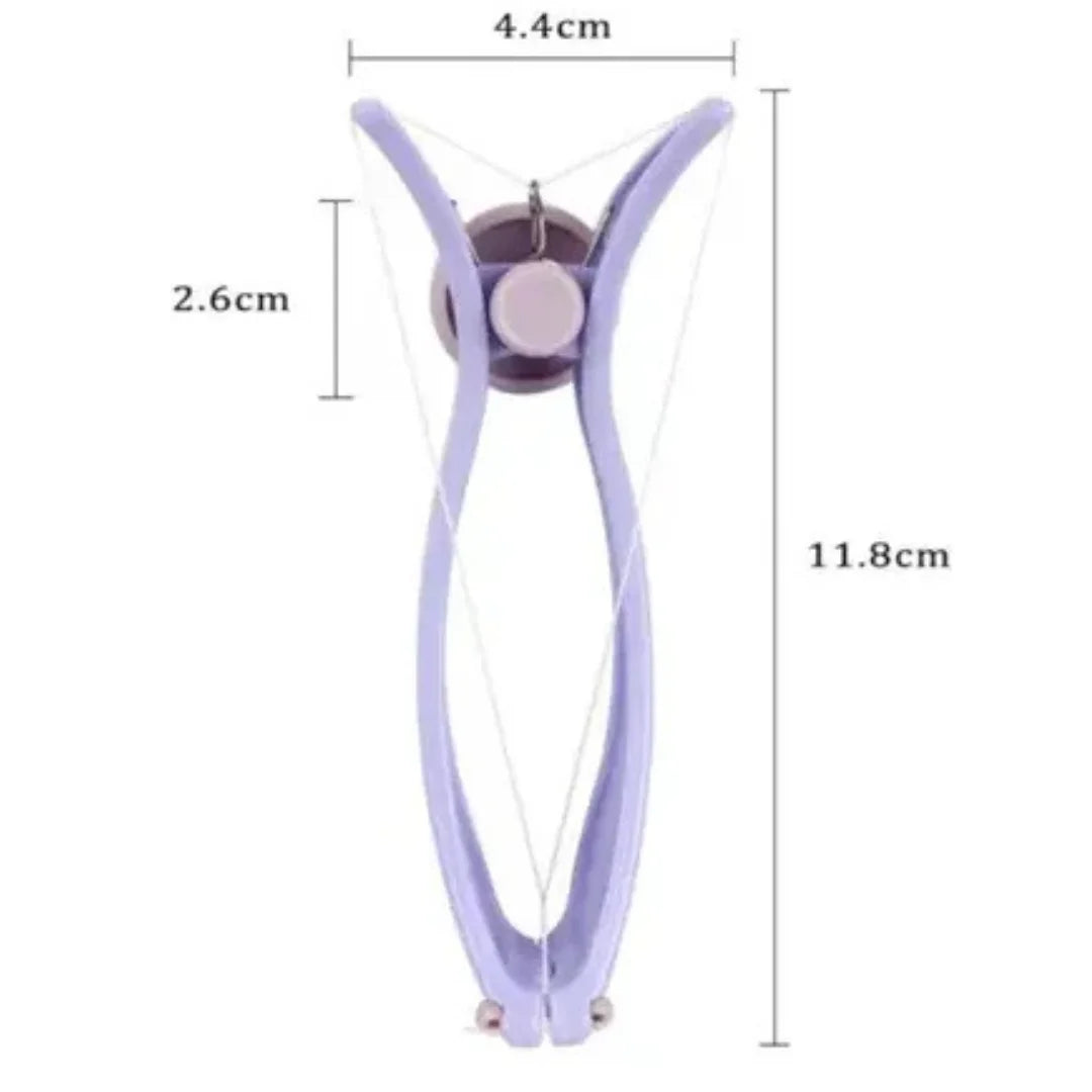 Facial Threading Hair Remover – Portable Spring Epilator for Upper Lip & Eyebrows