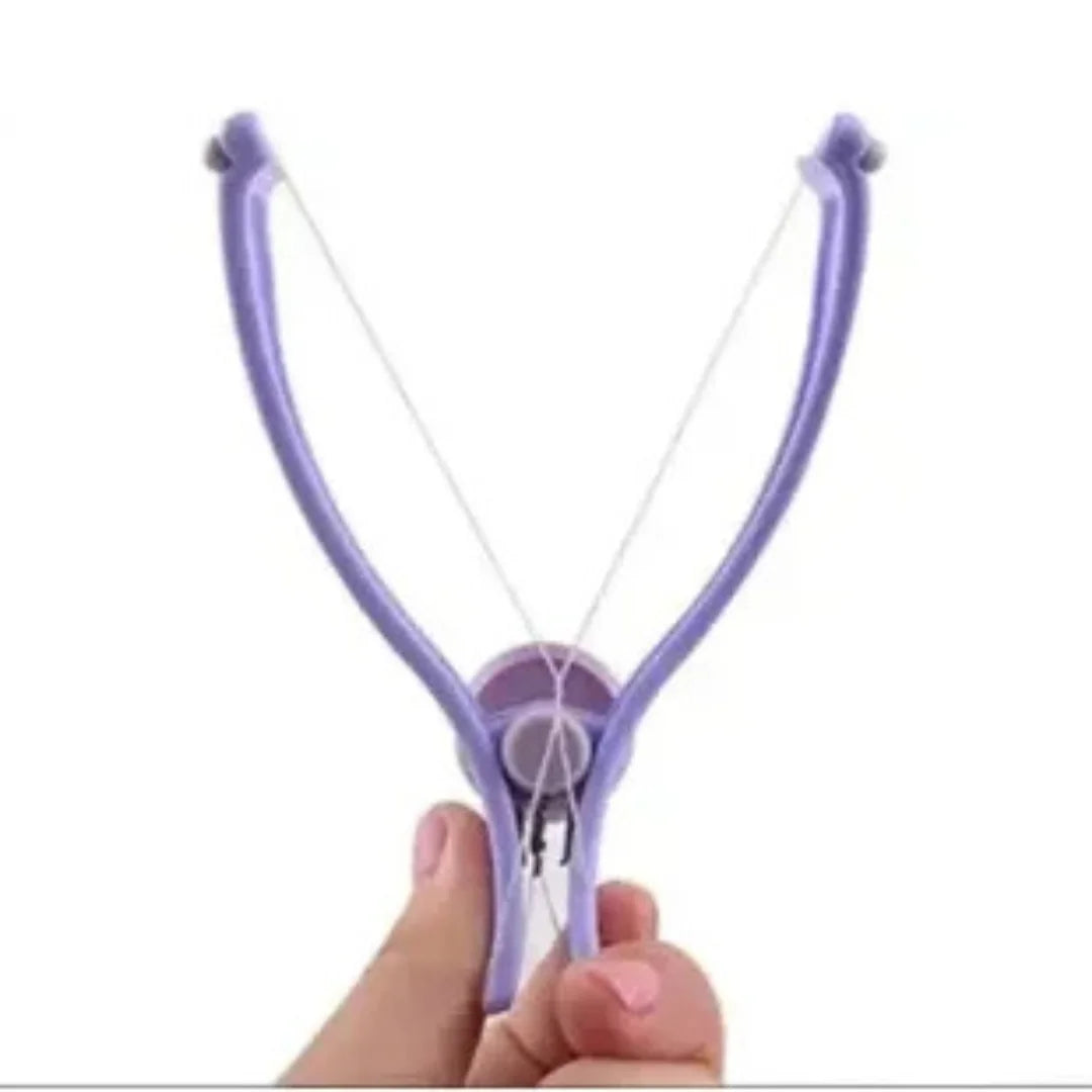 Facial Threading Hair Remover – Portable Spring Epilator for Upper Lip & Eyebrows