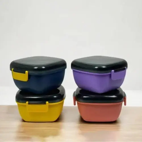 Leak Proof Lunch Box – Round & Square Airtight Food Storage Bento Containers