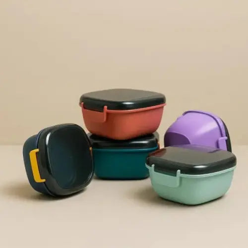 Leak Proof Lunch Box – Round & Square Airtight Food Storage Bento Containers