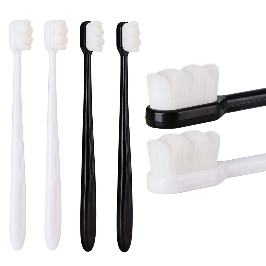 Ultra Soft Foam Toothbrush – Nano Bristle Brush for Sensitive Teeth & Gums