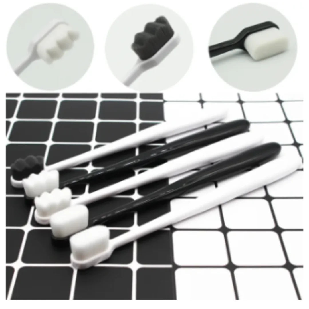 Ultra Soft Foam Toothbrush – Nano Bristle Brush for Sensitive Teeth & Gums