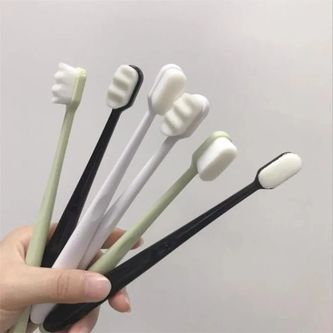 Ultra Soft Foam Toothbrush – Nano Bristle Brush for Sensitive Teeth & Gums