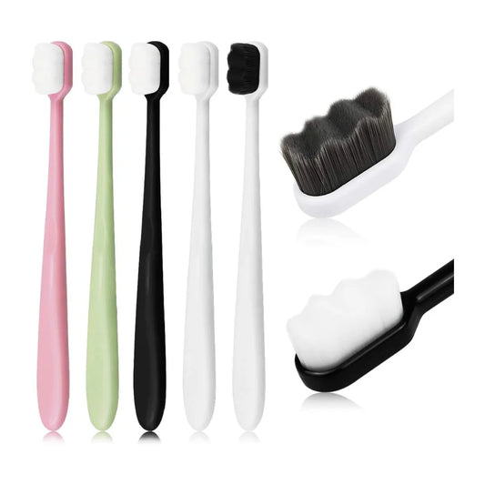 Ultra Soft Foam Toothbrush – Nano Bristle Brush for Sensitive Teeth & Gums