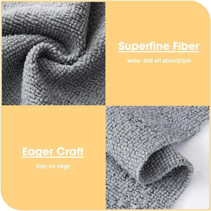 Multi-Purpose Cleaning Microfibre Cloths – Extractable, Disposable, Strong Water Absorption | Oil & Water Absorbent Non-Woven Wipes