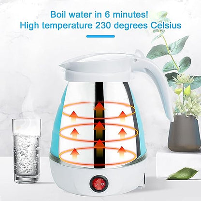 Foldable & Portable Electric Kettle  (600 ml)