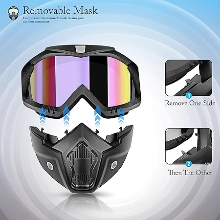 Bike Face Helmet Mask