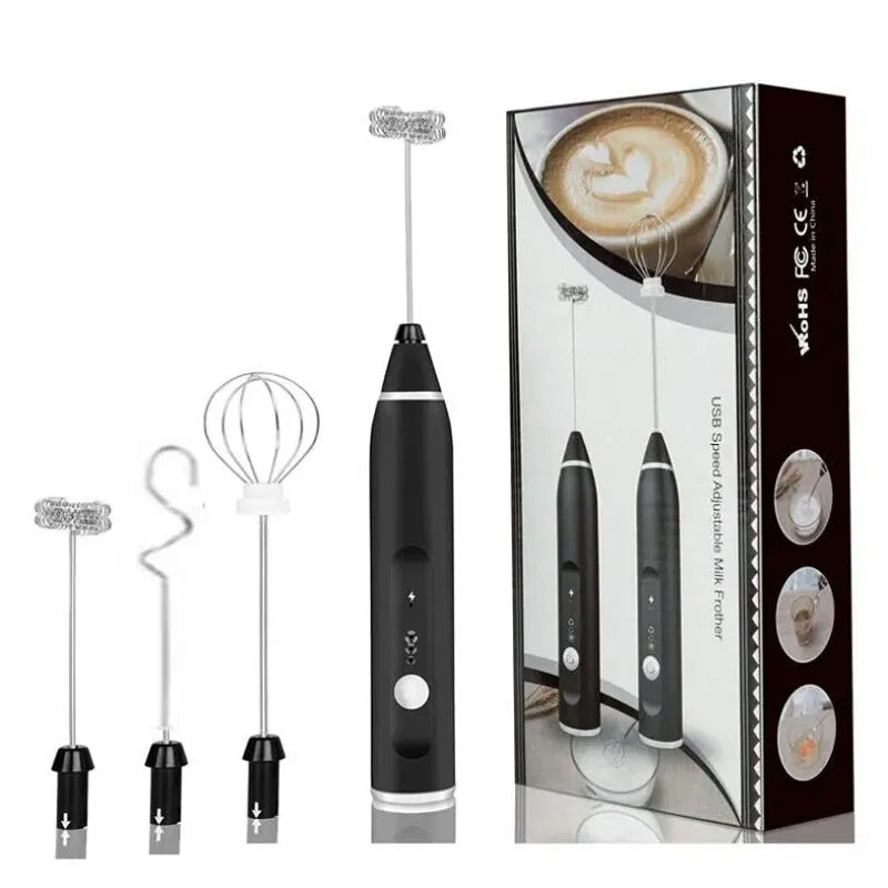 Handheld USB Rechargeable Foam Maker Electric Frother