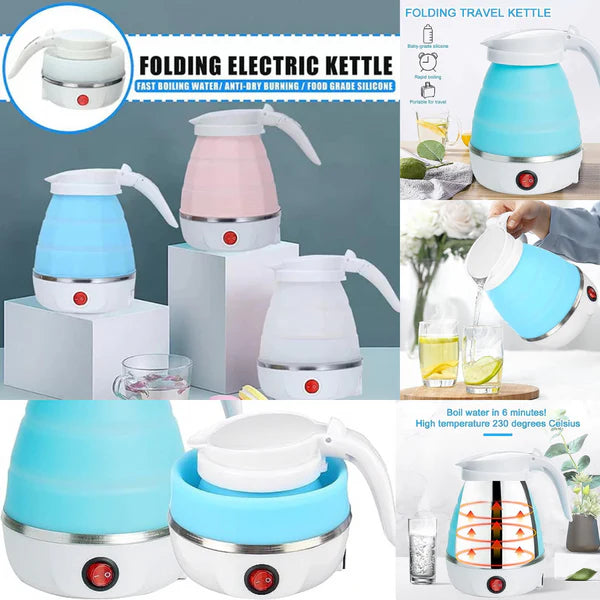 Foldable & Portable Electric Kettle  (600 ml)