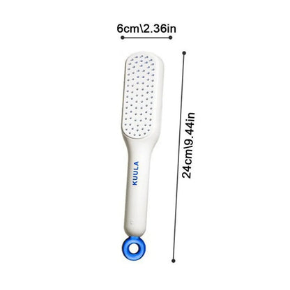 Self Cleaning Hair Brush and Massage Comb