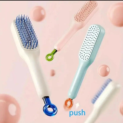 Self Cleaning Hair Brush and Massage Comb