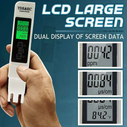 Digital Water Purity And Temperature Tester